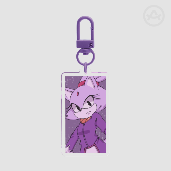 Blaze the Cat keychain