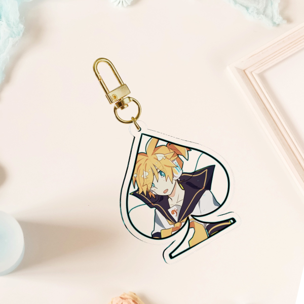 Spades Len Acrylic Keychain