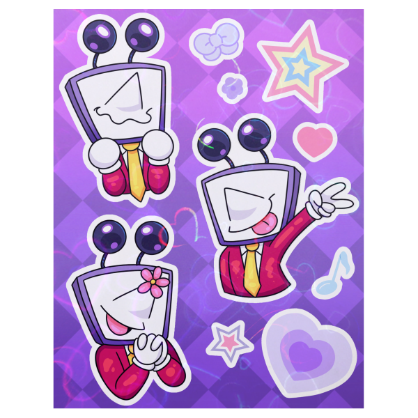 Chibi Tenna Holo Sticker Sheet