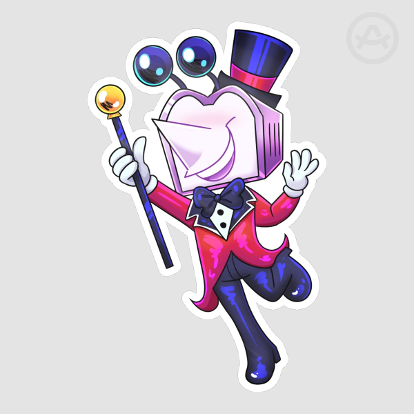 Digital Ringmaster Tenna Sticker