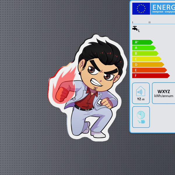 Kiryu Tiger Drop Fridge Magnet