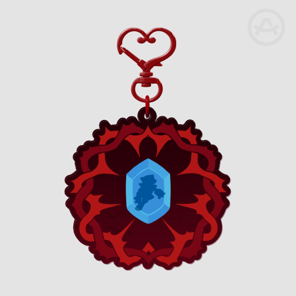 Weird route Ripple effect Keychain (DEltarune)