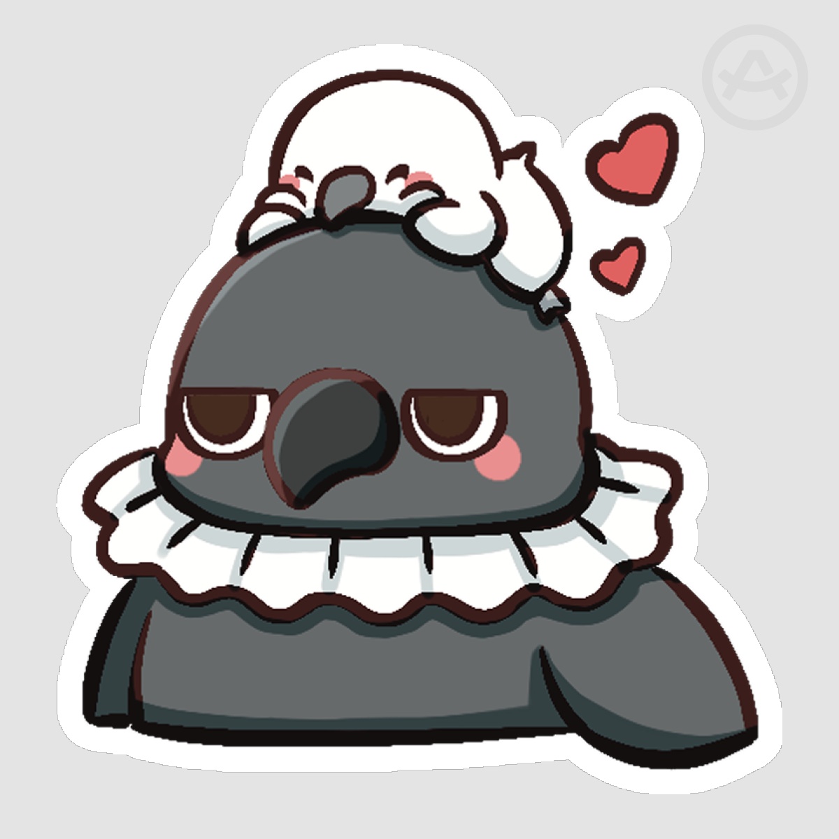 [LaDS] Sticker - Grumpy Crow