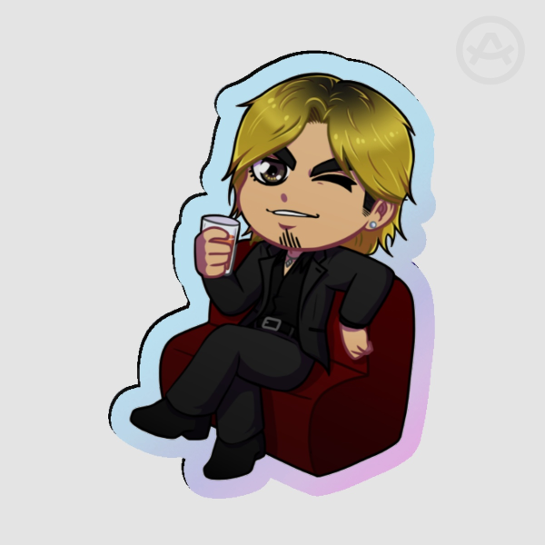 Host Kiryu Acrylic Pin