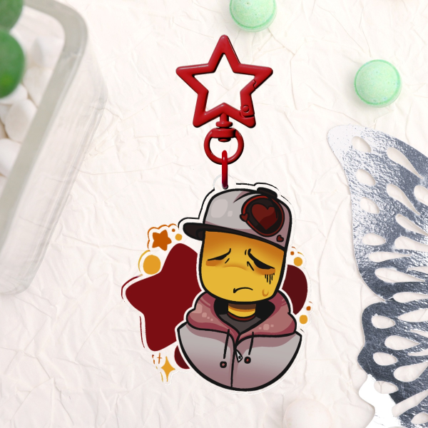 Travis The Moon I Rot Behind Acrylic Keychain