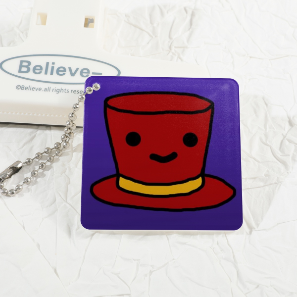 Hatman Lenticular Acrylic Pendant