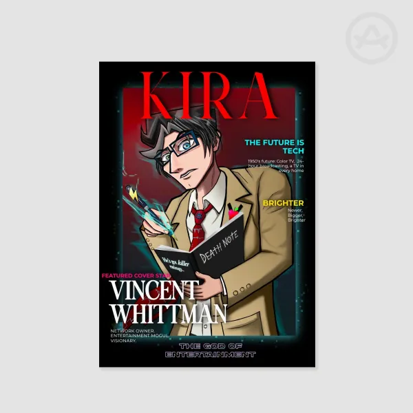 Vincent Whittman x Death Note Magazine cover [A5]