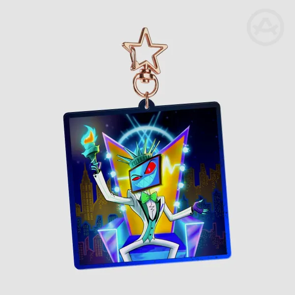 (2.8'') Vox Libertatis Colored Edge Acrylic Keychain