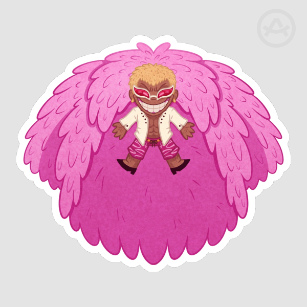 Mini Doflamingo Big Coat Sticker