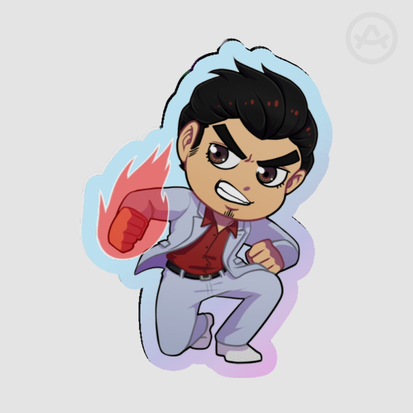 Kiryu Tiger Drop Acrylic Pin