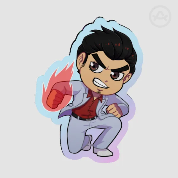 Kiryu Tiger Drop Acrylic Pin