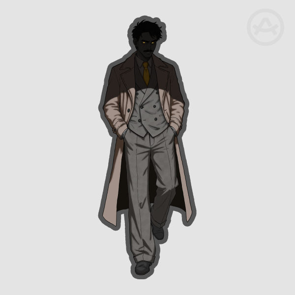 A Man Not to Be... 5in sticker