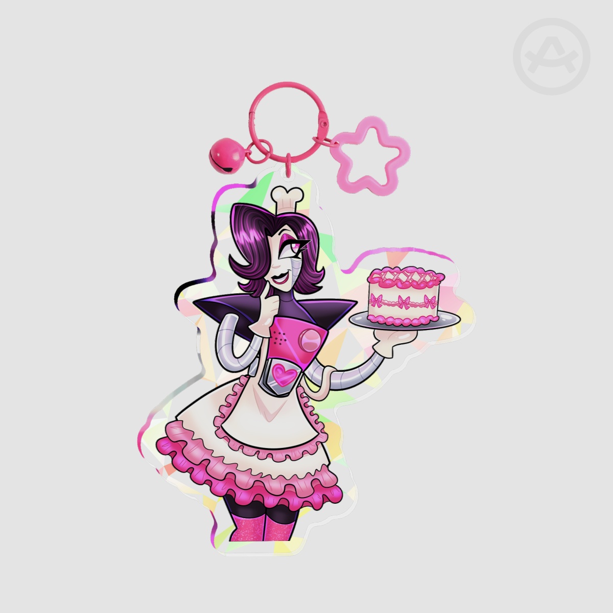 Mettaton "Cooking by the Book" Keychain