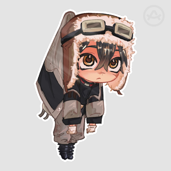 Hanging Follo Sticker