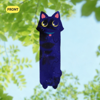 Galaxy Kitty PET Plastic Bookmark