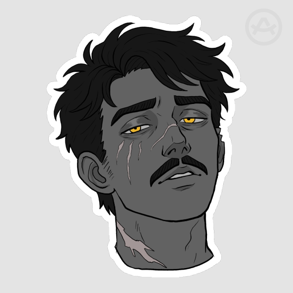 Sultry Arthur sticker