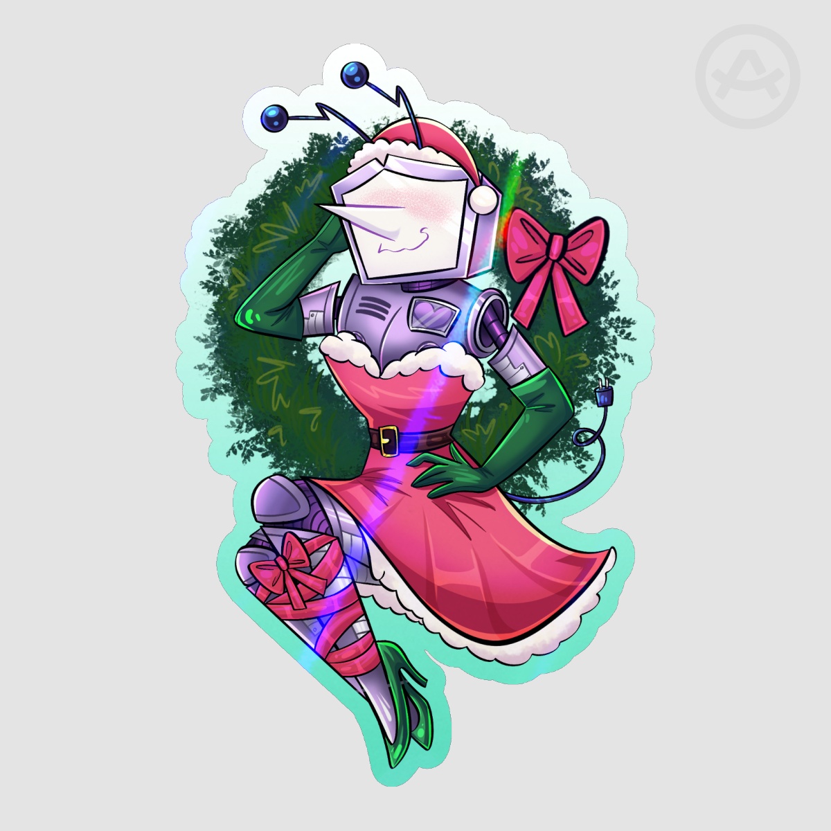 Tenna Christmas 2025 Holo Sticker