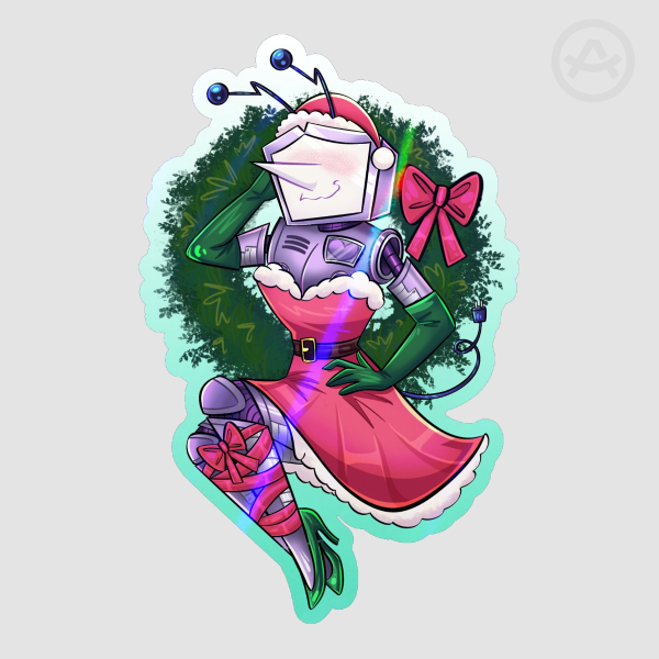 Tenna Christmas 2025 Holo Sticker
