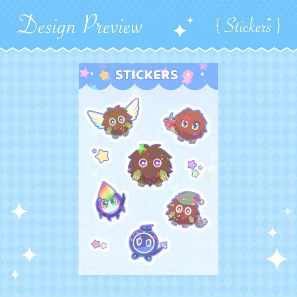 Kurib0hs Sticker Sheet