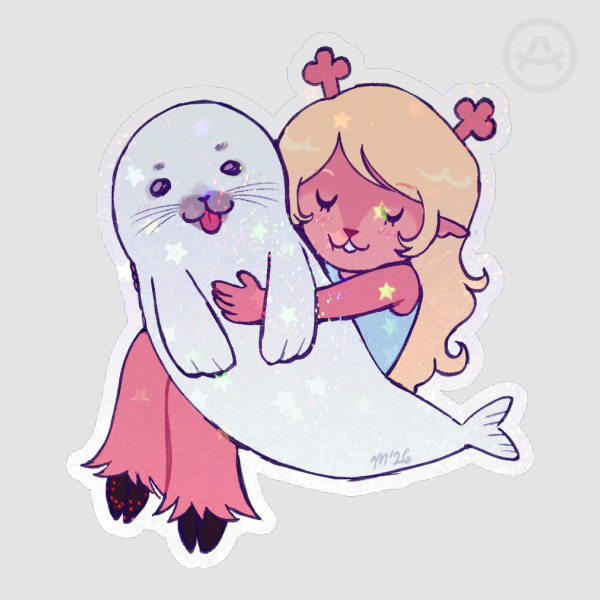 Noelle Seal Die Cut Sticker