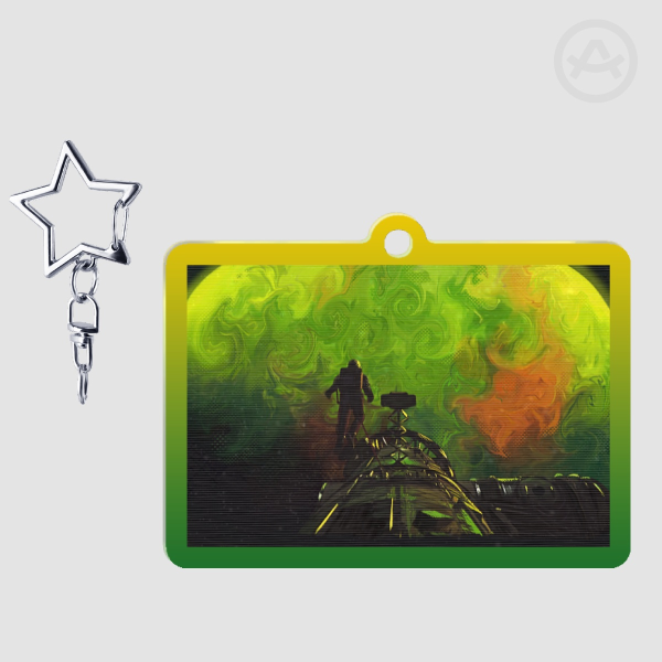 "Having A Moment" [Project Hail Mary] Lenticular Acrylic Pendant