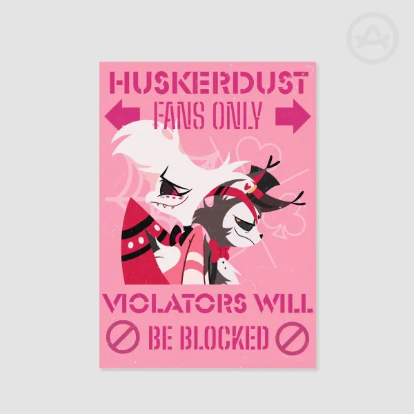 Huskerdust Parking Poster
