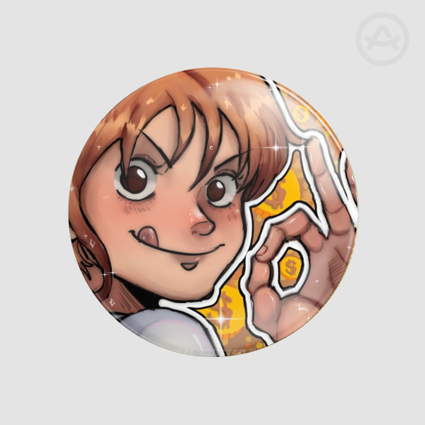 [ONE PIECE] Ft. Nami Holographic Pin