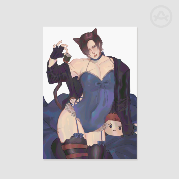VD Leon S. Kennedy Poster Print (Resident Evil Vendetta)