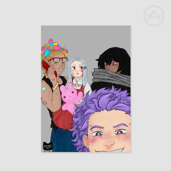 Poster Erasermic family
