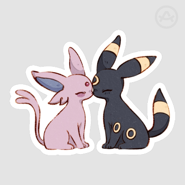 Umbreon & Espeon sticker