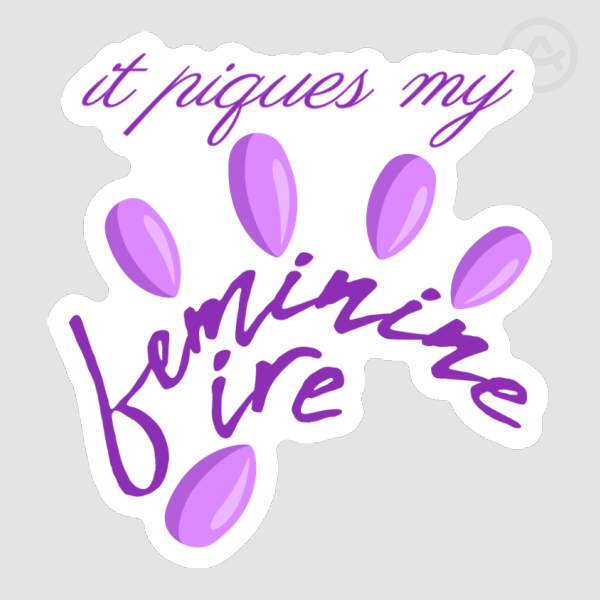 Feminine Ire - sticker