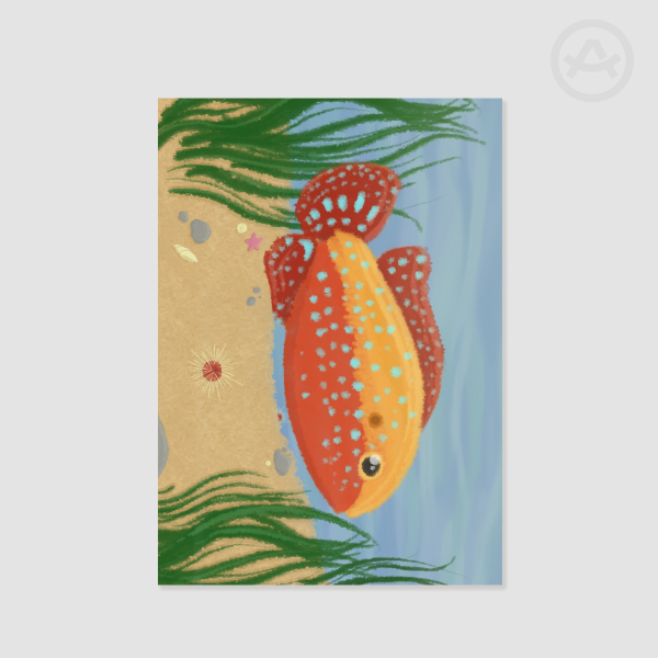 Fih in the Water Print