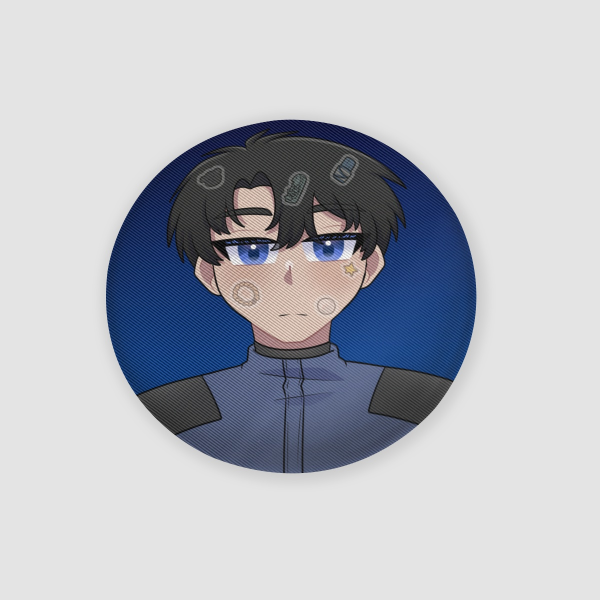[GSGW] Agent Bronze Lenticular Pin