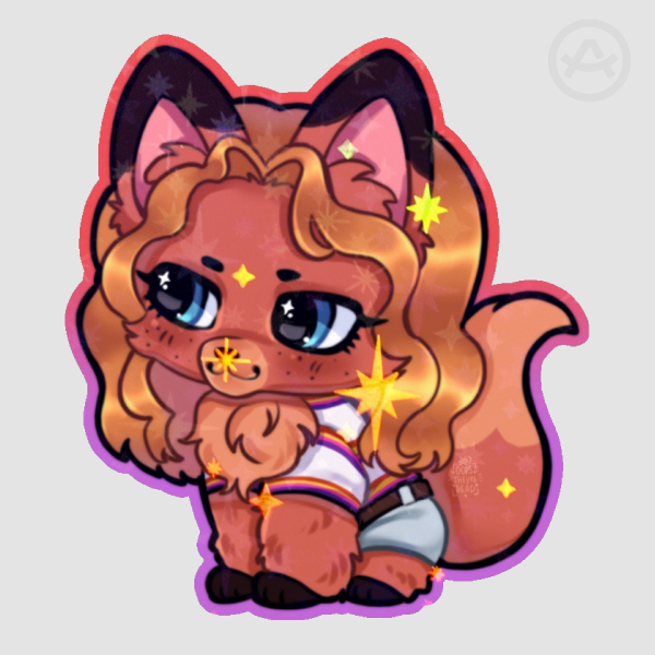 Max Mayfield Fox Sticker