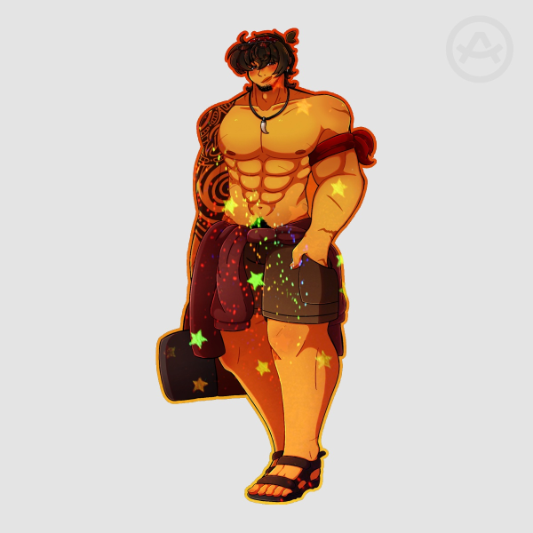 Sunset Summers Aaron Lycan sticker