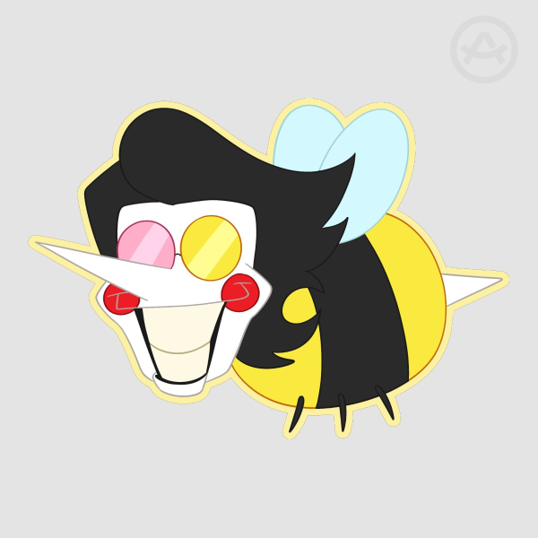 Bee Spamton Sticker