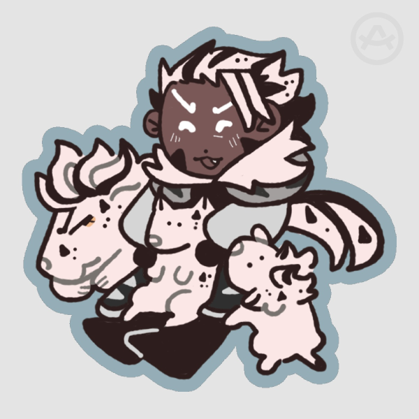 Cookie Run Kingdom Crunchy Chip Die Cut Sticker