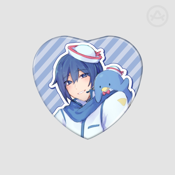 [VOCALOID] Kaito & Tuxedo Sam Heart Pin