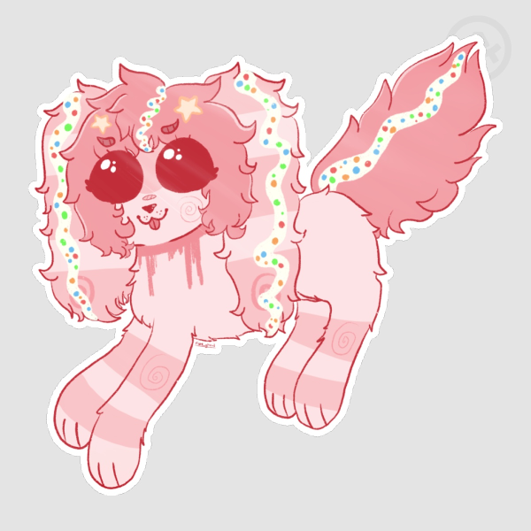 Poptart Puppy Sticker