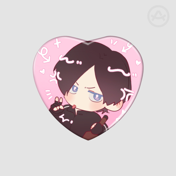 VD Leon S. Kennedy Heart Badge (Resident Evil Vendetta)