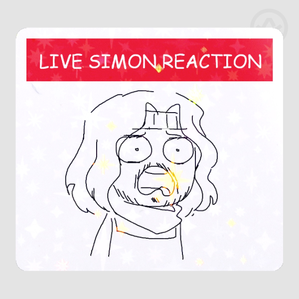 Iron Lung "LIVE SIMON REACTION" Sticker