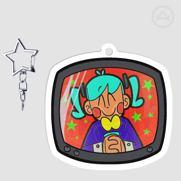 [Vocaloid] Static Miku Lenticular Keychain