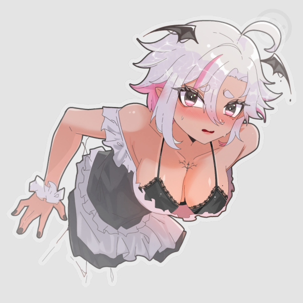 Stuck Maid Dima Sticker