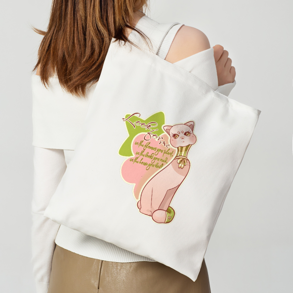 'Look For Me'' Cat Tote Bag