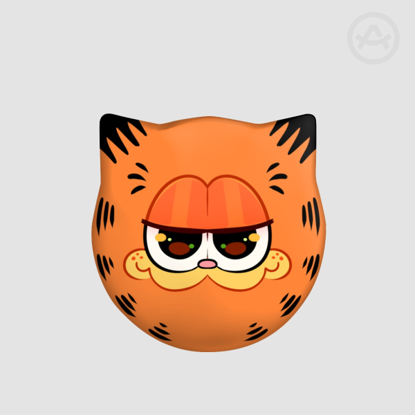 Cat Badge Garfield