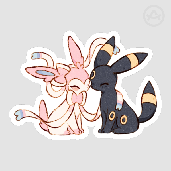 Sylveon & Umbreon sticker