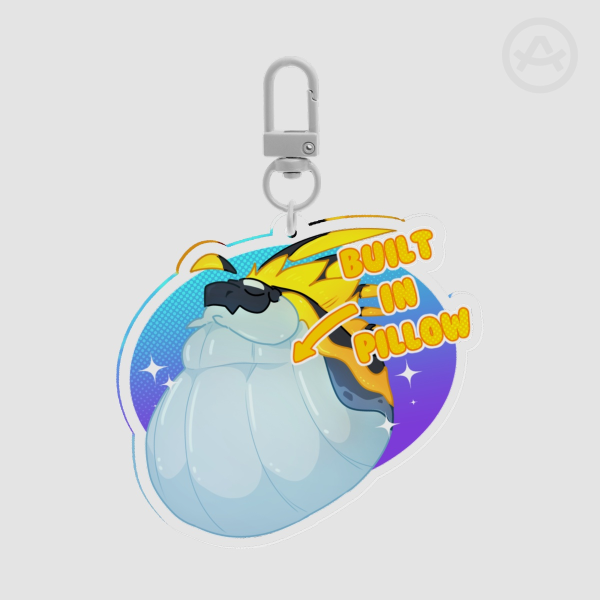 Built in Neck Pillow Keychain