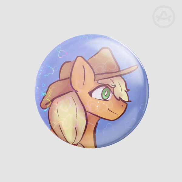 Apple jack | button badge