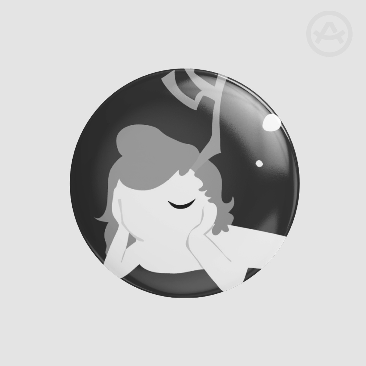 Fawn Daydreaming Pin