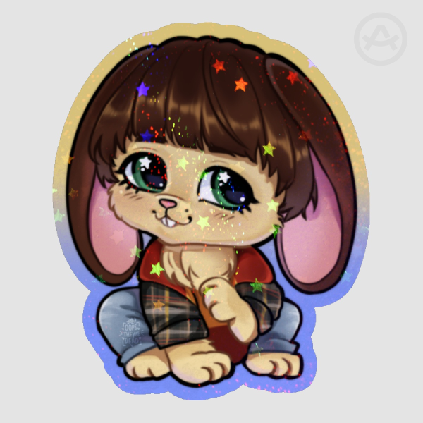 Will Byers bunny Sticker